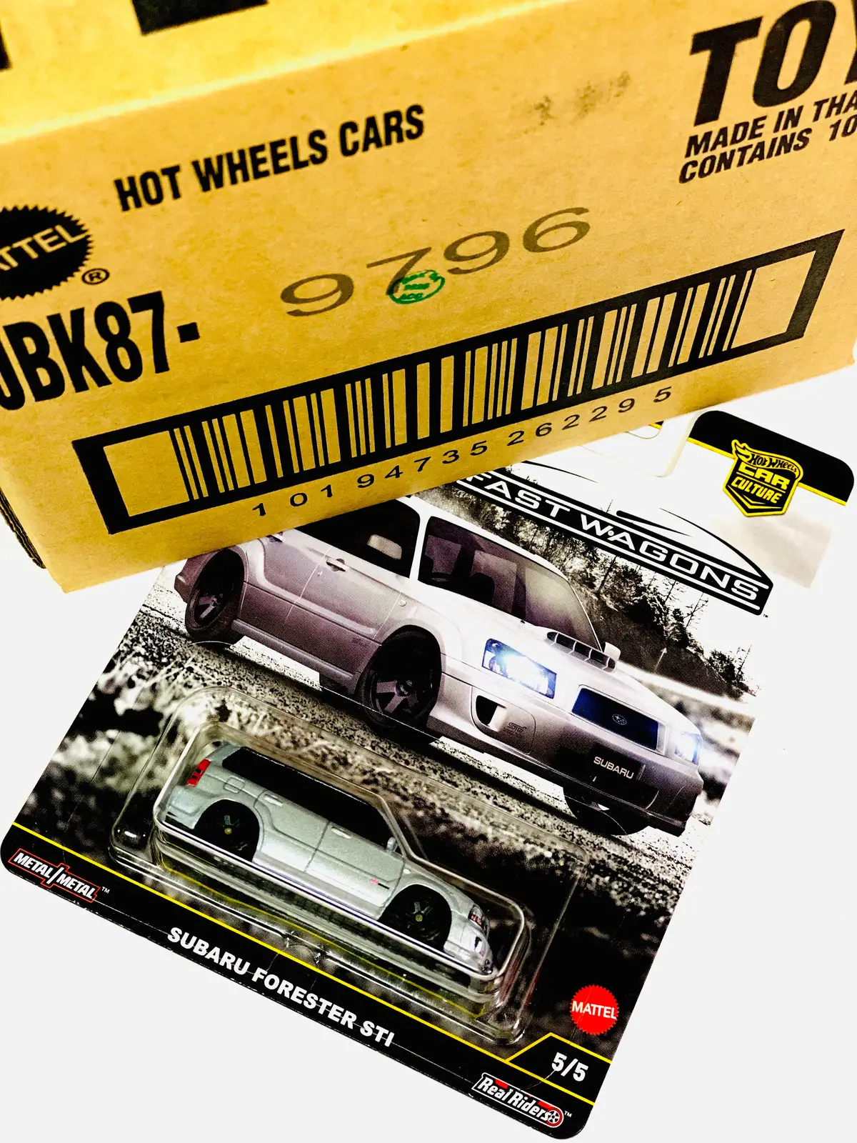 Hot Wheels 2025 Car Culture Subaru Forester Sti Factory Sealed Solid Pack (10 Cars) 1