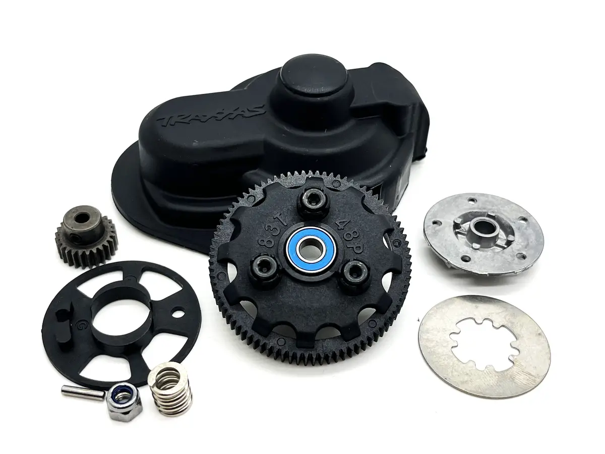 Fits Slash 2Wd Bl-2S - Spur Gear, Slipper, Cover 21T Pinion Gear Rustler 58334-4 1
