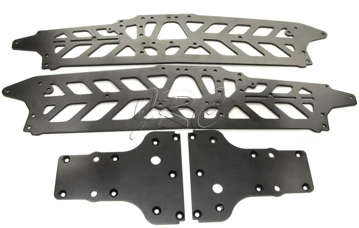 Colossus Xt Chassis (Side Frame Skid Plates Black Matte Cen Reeper Extended 9519 1