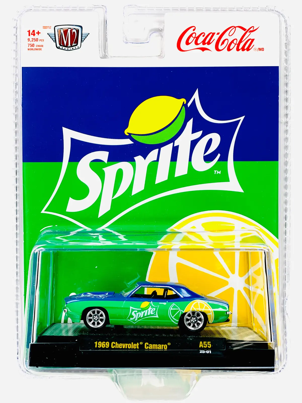 M2 Machines Sprite 1969 Chevrolet Camaro - Damaged Card/Blister 1