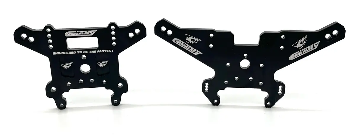 Team Corally Kagama - Towers (2024 Front/Rear Shock Tower Aluminum Anodized C-00474) 1