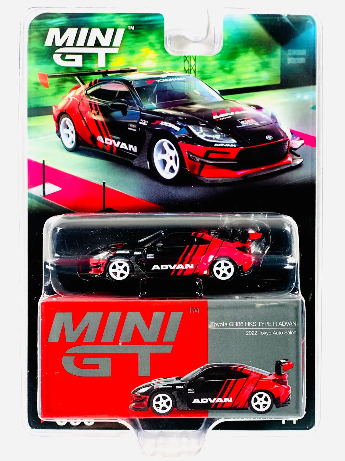 Mini Gt Mijo Exclusive Toyota Gr86 Hks Type R Advan 2022 Tokyo Auto Salon #956 1