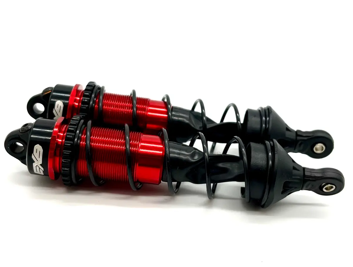 Arrma Kraton 6S Exb - Front Shocks (Assembled Dampers & Springs 117Mm Red Ara8708v6 1