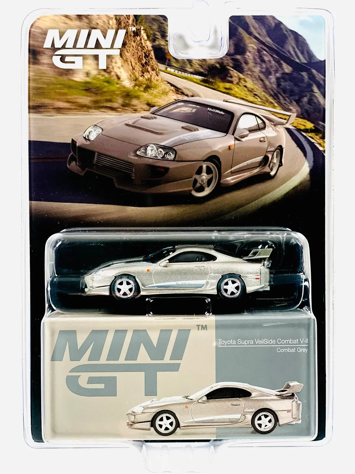 Mini Gt Mijo Exclusive Toyota Supra Veilside Combat V-Ii Combat Grey #978 1