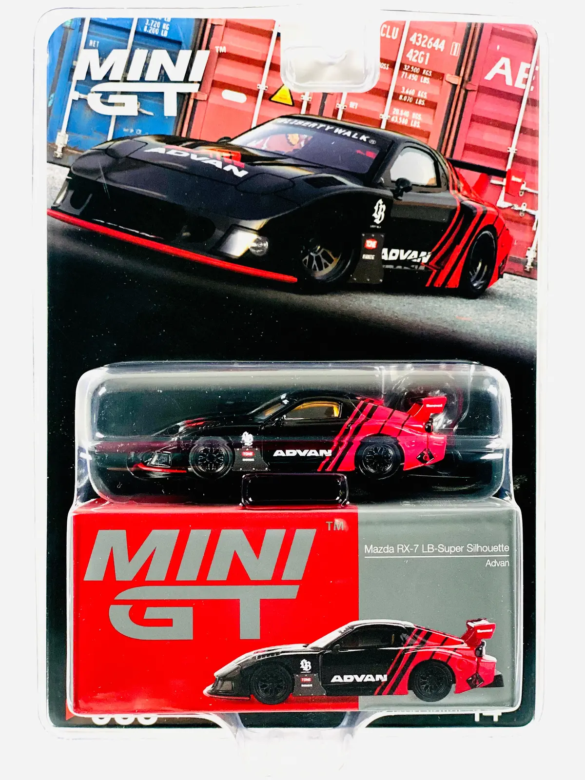 Mini Gt Mijo Exclusive Mazda Rx-7 Lb-Super Silhouette Advan #983 1