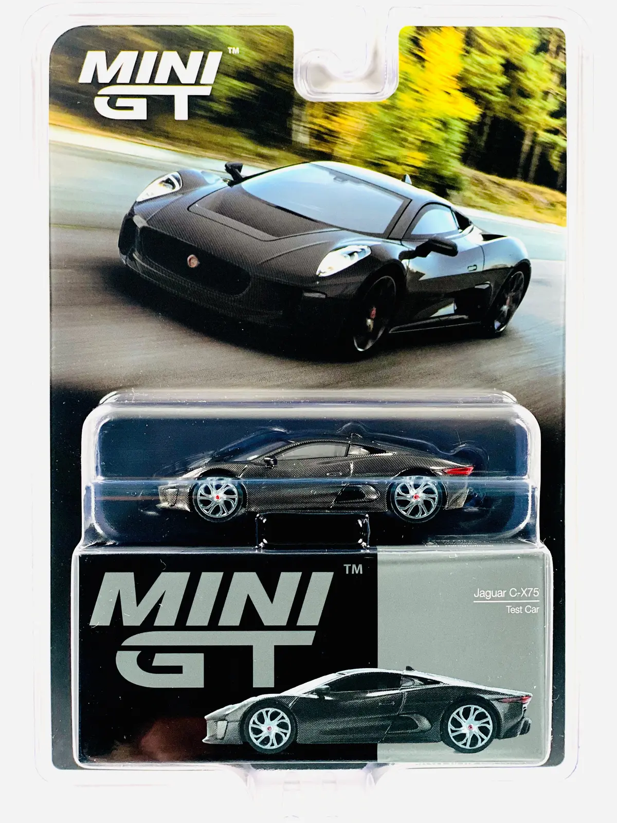 Mini Gt Mijo Exclusive Jaguar C-X75 Test Car Black #997 1