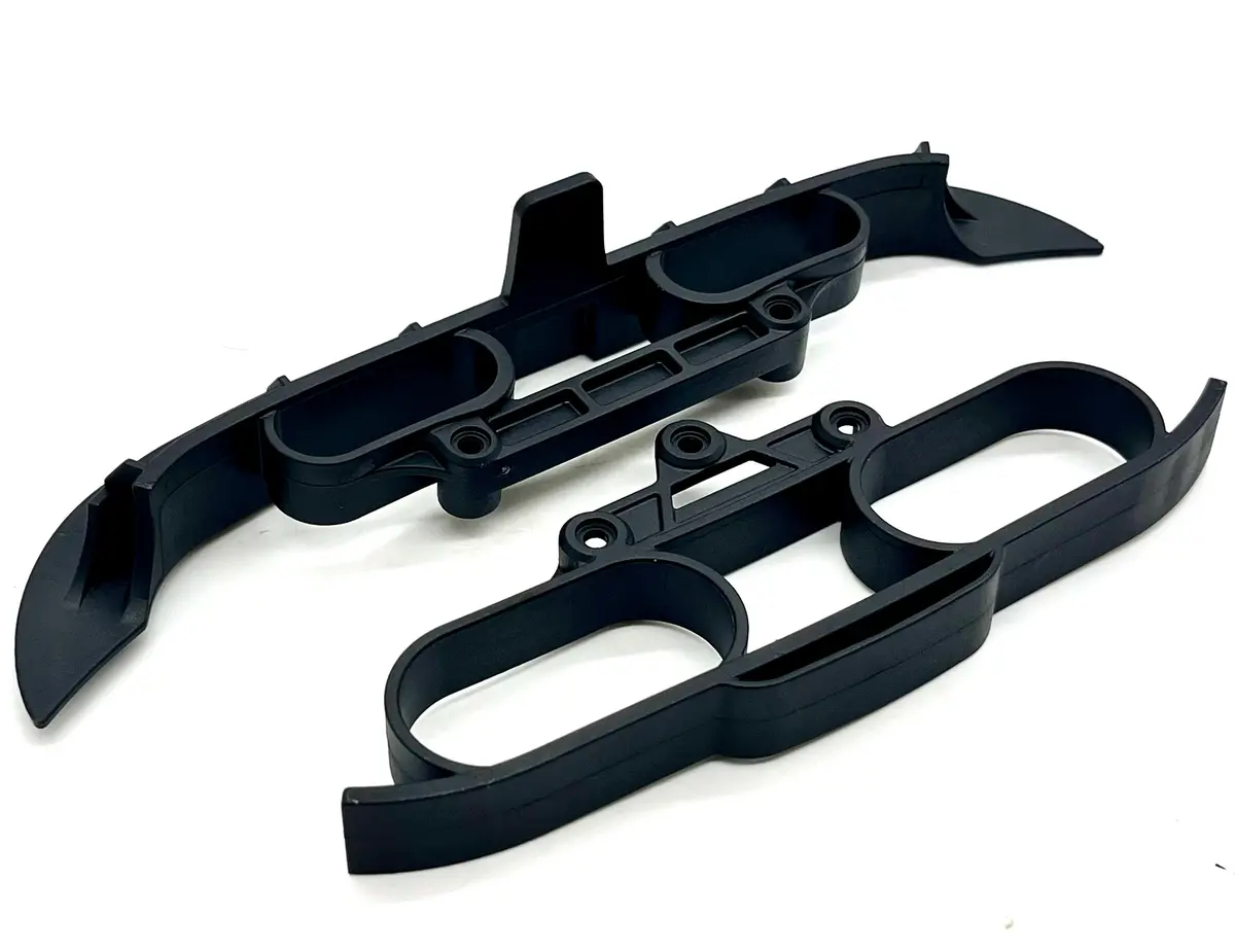 Mini Rally Vxl Bumpers (Black) Front & Rear 108046-1 1
