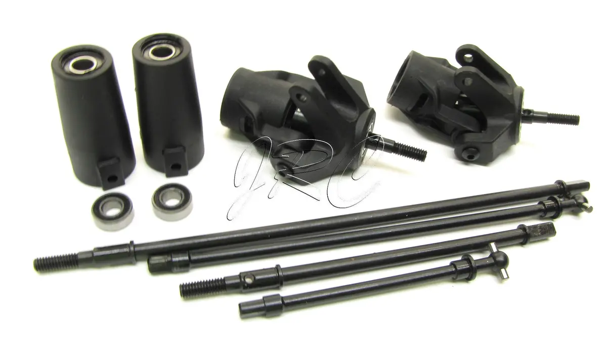 Axial Smt10 Grave Digger Axles & Knuckles Driveshafts Dogbone Wraith Axi03019 1
