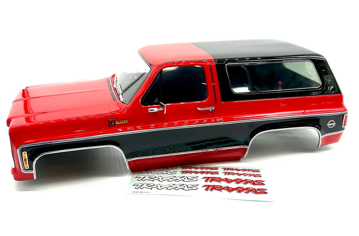 Trx-4 Chevy Blazer - Body Cover, Red (Shell Factory New 8010X Painted 82276-4) 1