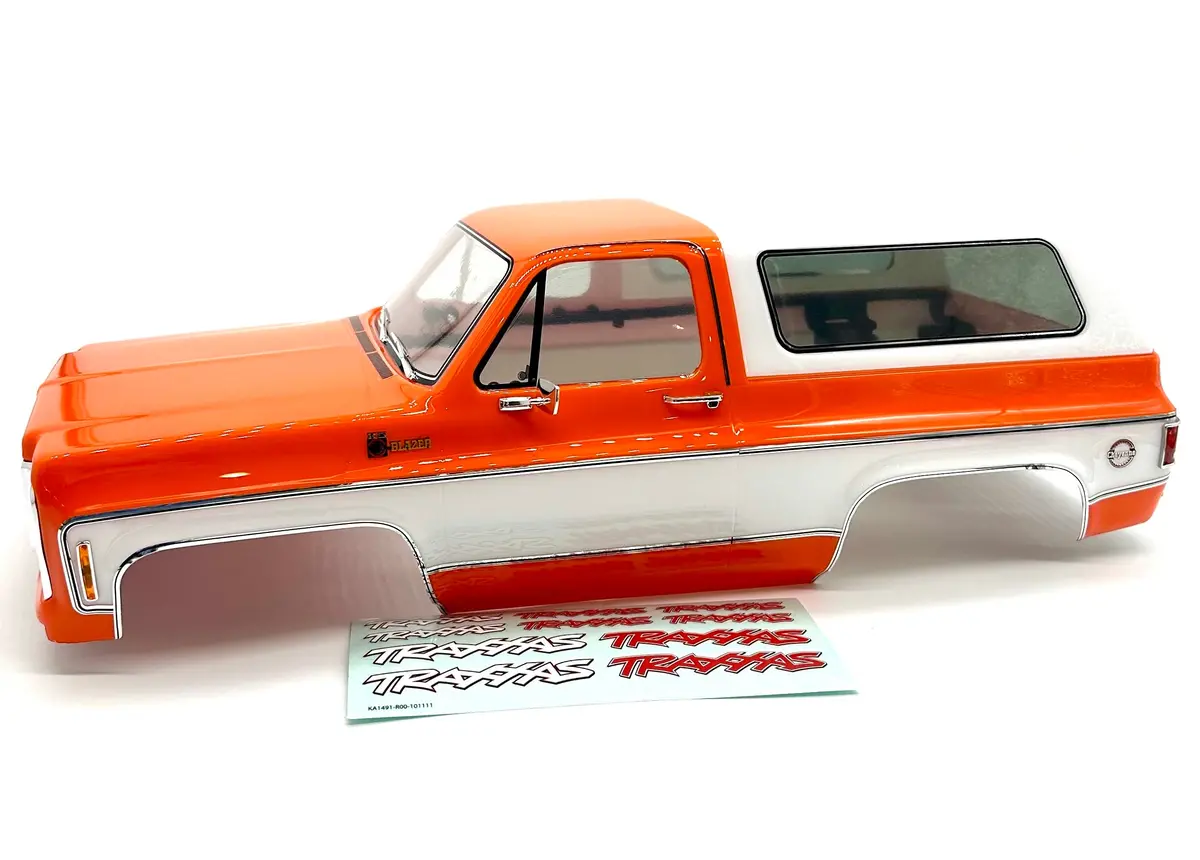 Trx-4 Chevy Blazer - Body Cover, Orange (Shell Factory New 8010X Painted 82276-4) 1