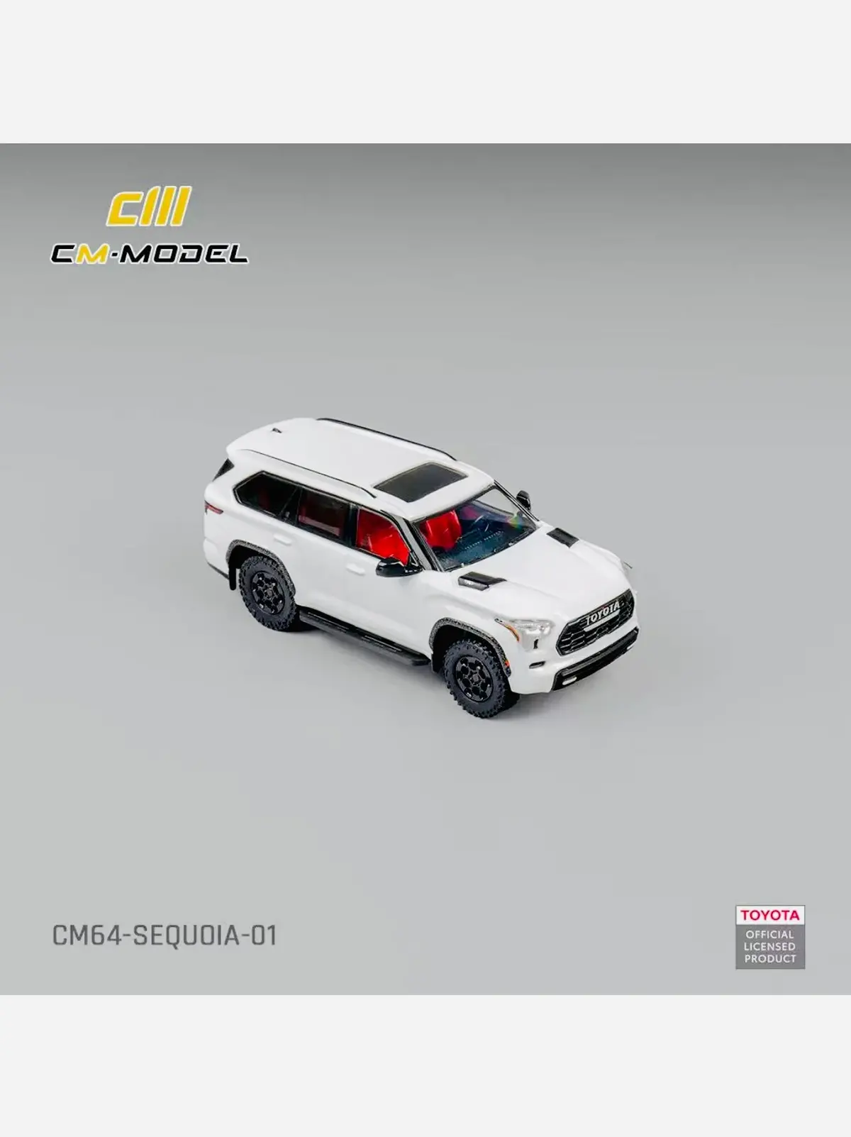 Cm Model Factory Sealed Toyota Sequoia Pearl White 1
