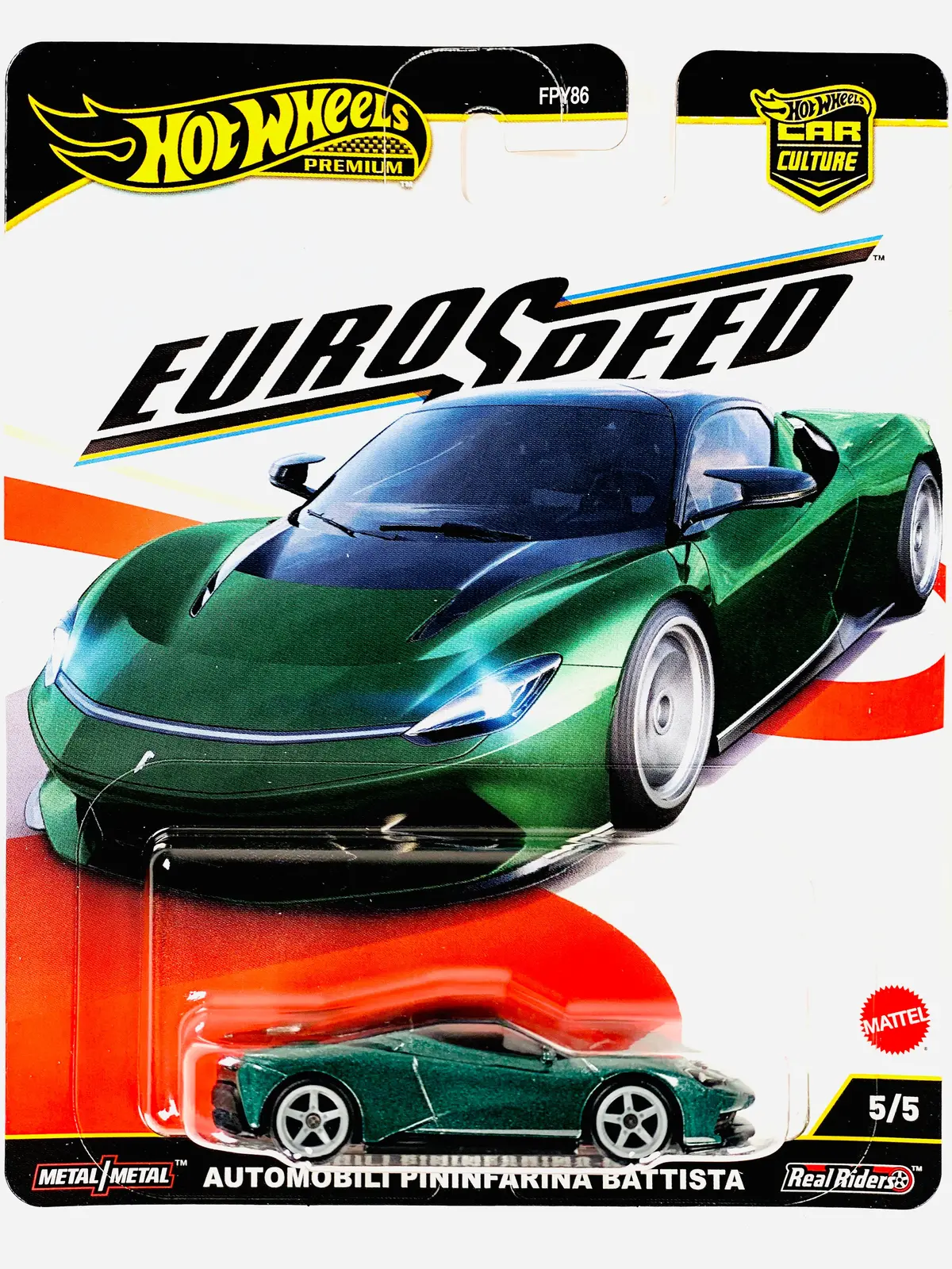 Hot Wheels 2025 Car Culture Euro Speed Automobilia Pininfarina Battista 1