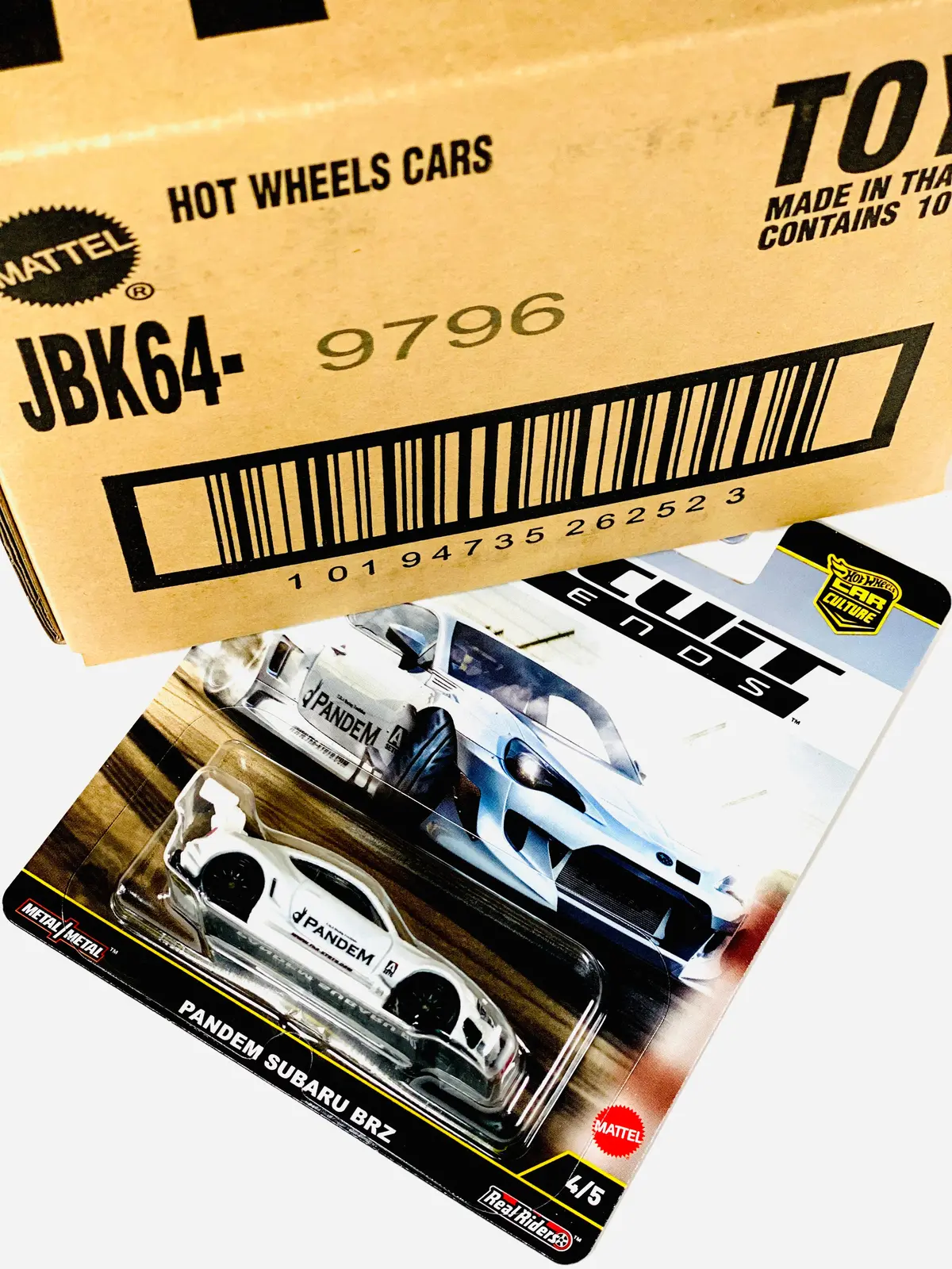 Hot Wheels 2025 Car Culture Pandem Subaru Brz Factory Sealed Solid Pack (10 Cars) 1