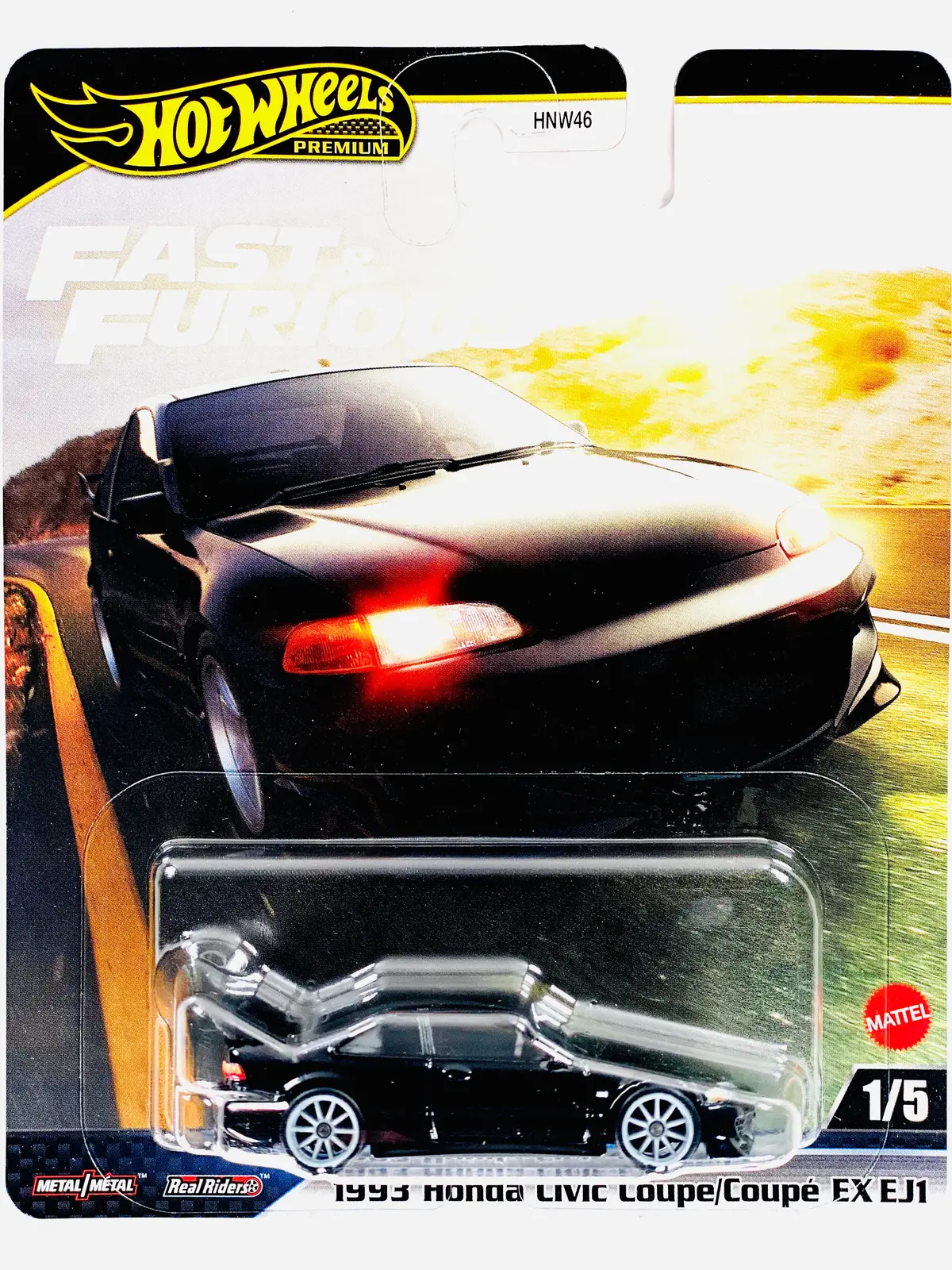 Hot Wheels 2025 Fast & Furious Case M ’93 Honda Civic Coupe Ex Ej1 1