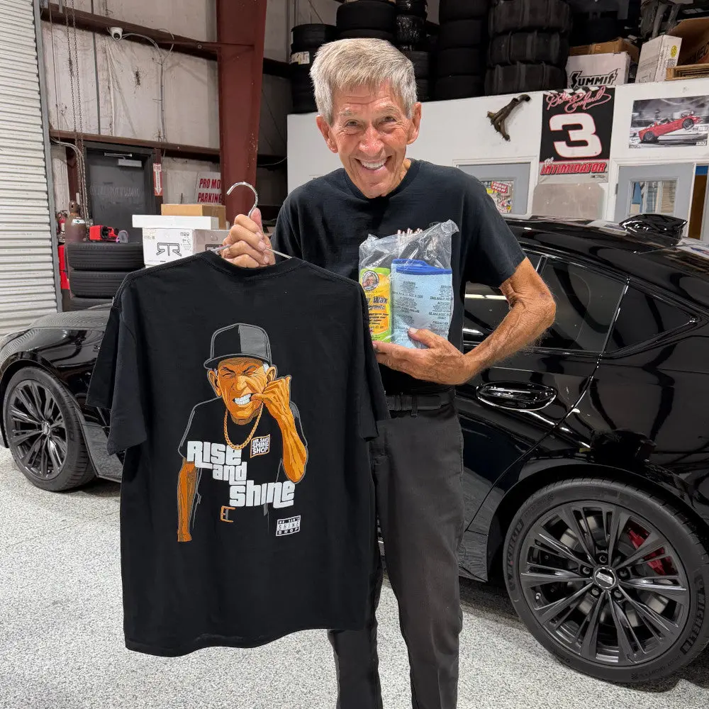 Mr. Sam's Rise And Shine Shirt And Spray Wax Bundle 1