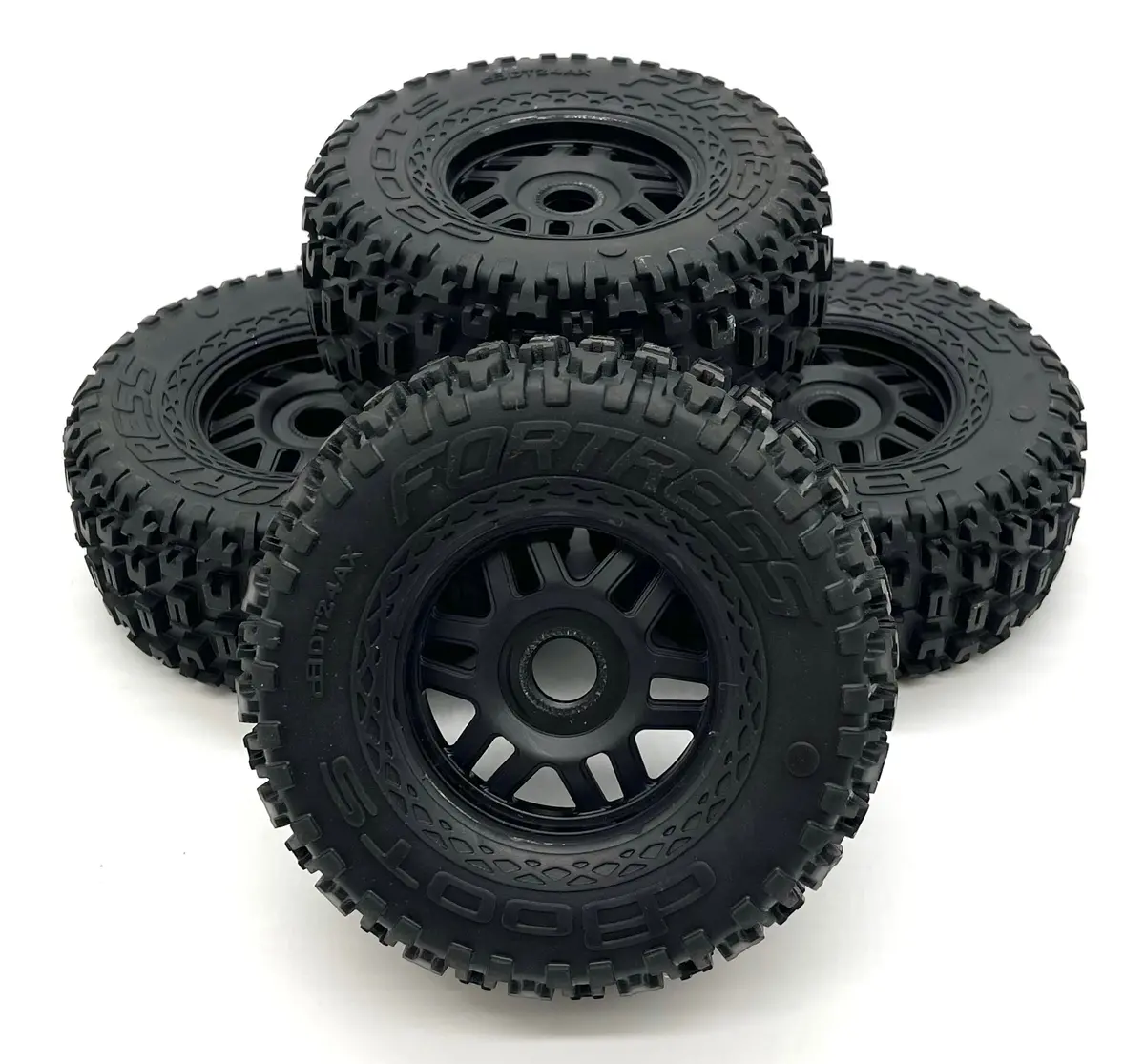 Arrma Mojave 4S 4X4 - Tires & Wheels (Tyres Dboots Fortress Lp Ara4404 1