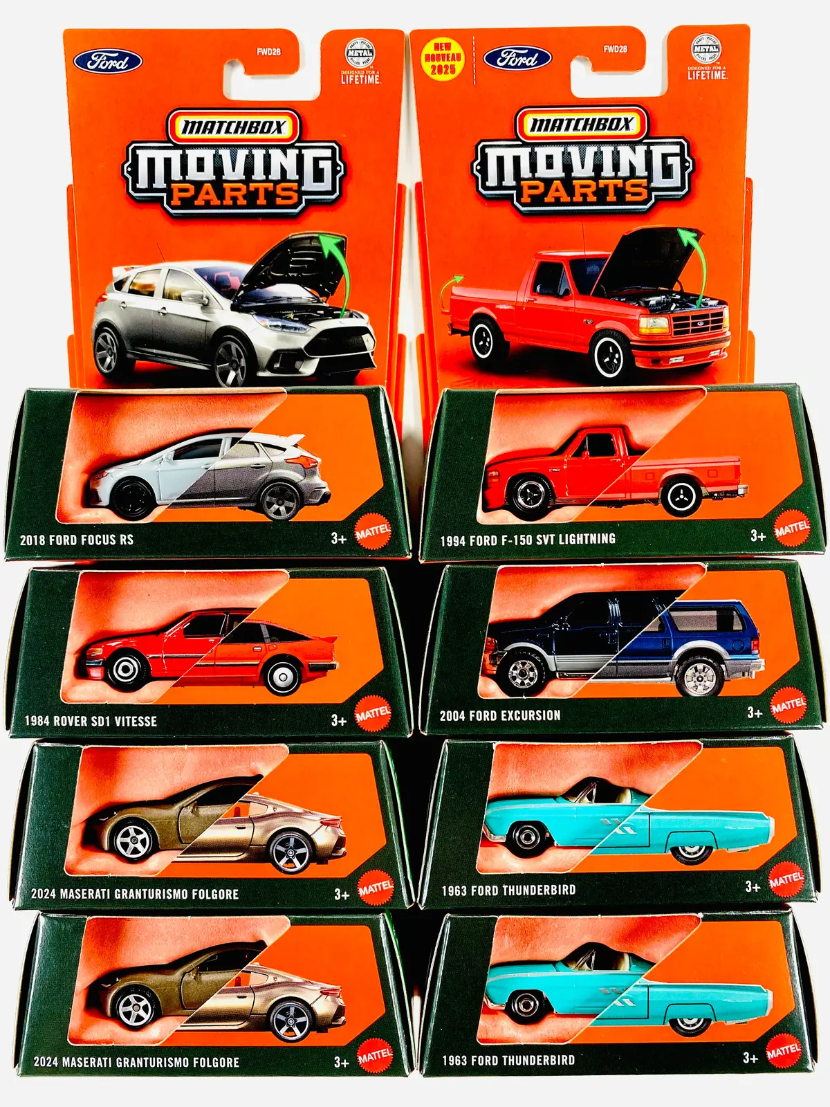 Matchbox 2025 Moving Parts Factory Sealed Case G (8 Cars) 1