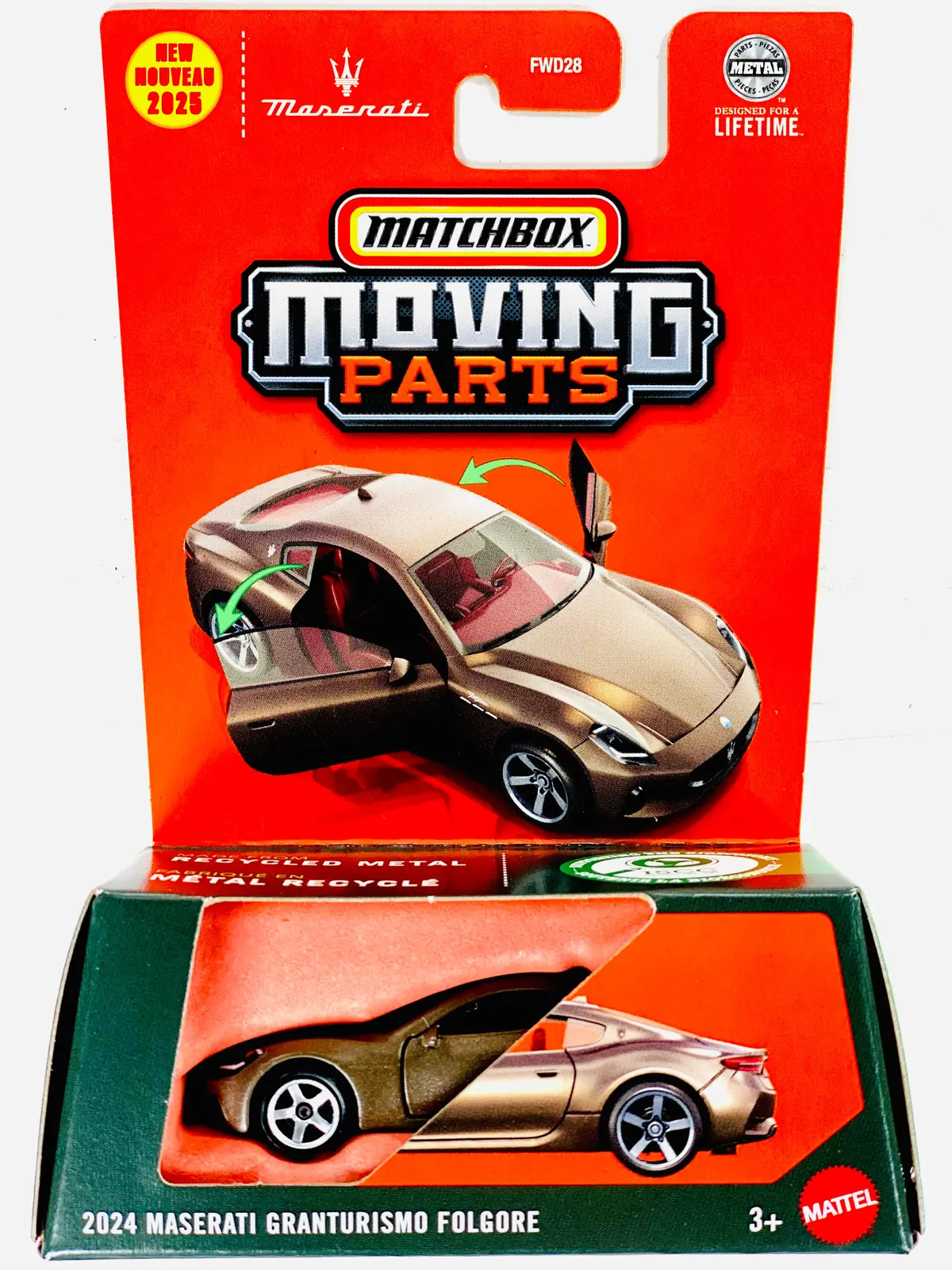 Matchbox 2025 Moving Parts Case G 2024 Maserati Granturismo Folgore 1