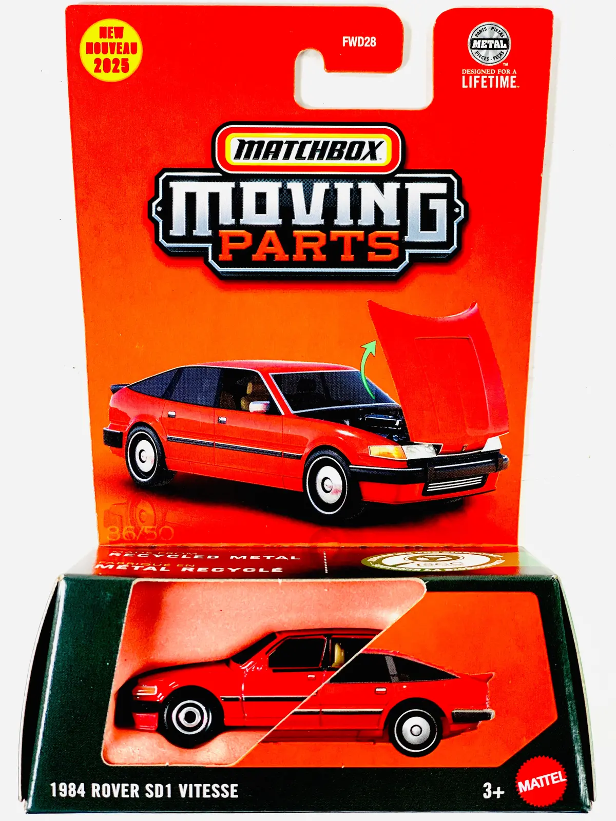 Matchbox 2025 Moving Parts Case G 1984 Rover Sd1 Vitesse 1