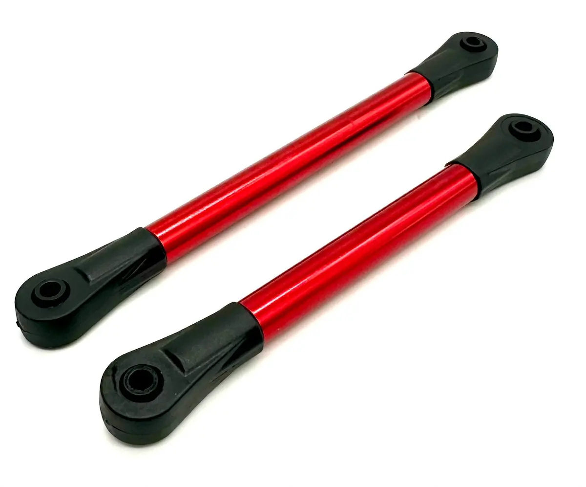 Arrma Notorious 6S V6 Blx - Center Braces, Red Alum W/Rod Ends 66Mm & 93Mm Ara8611v6 1