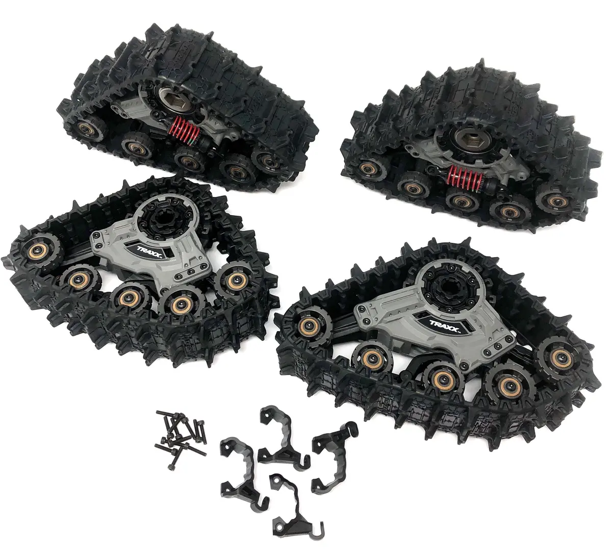 Trx-4 Traxx - Deep-Terrain Track Set (Assembled Wheels Defender 82034-4 1