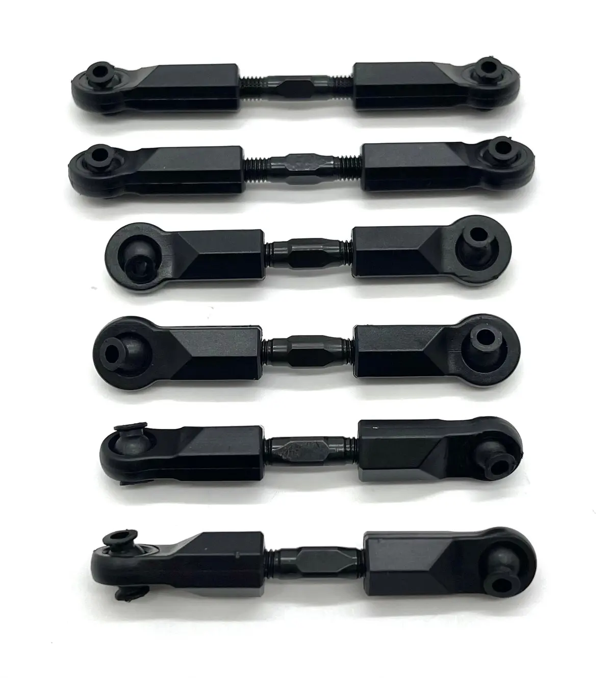Arrma Mojave 4S 4X4 - Turnbuckles, Steel , M5 X 355Mm And 50Mm Black W/Ball Ends Ara4404 1