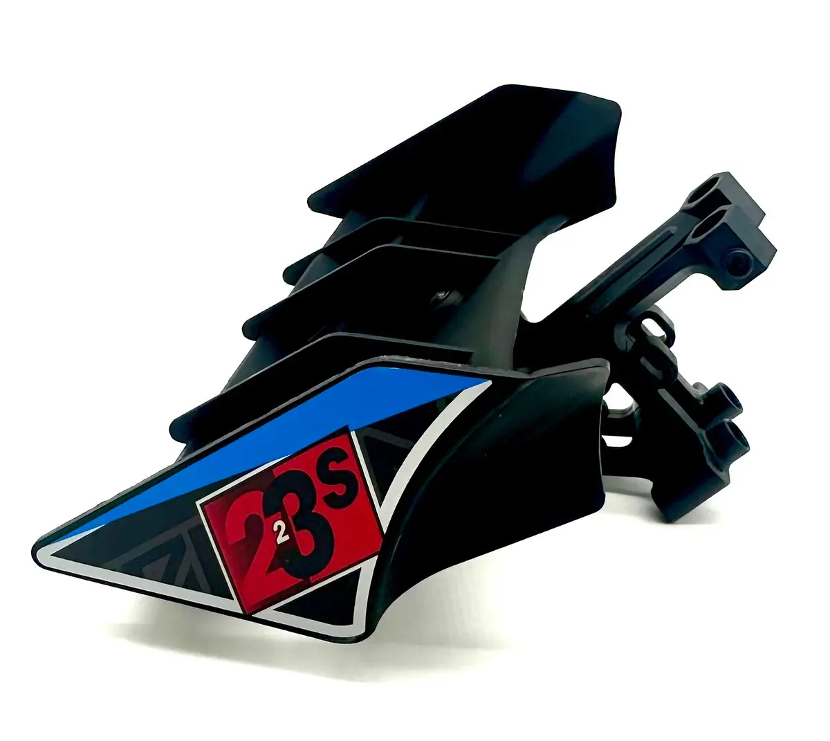 Arrma Typhon 4X4 223S - Wing & Mount (Blue Rear Spoiler Ara4306v4 1