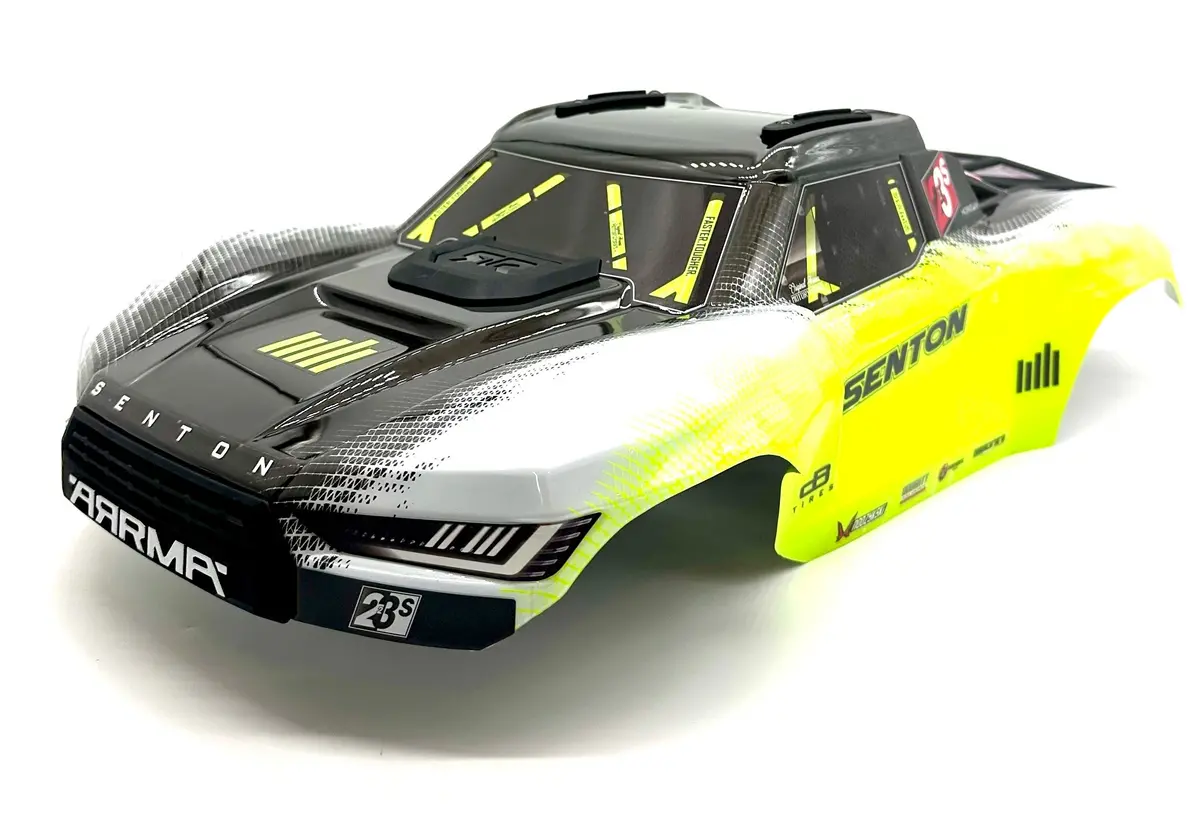 Arrma Senton 4X4 223S - Body Shell (Yellow Painted Clipless Ara4303v4 1