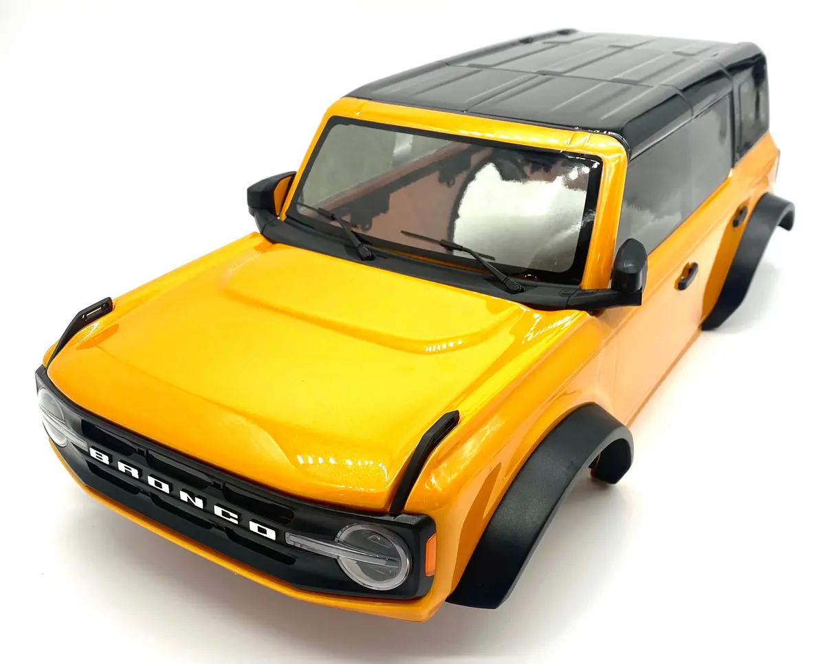 Trx-4 S&T Bronco - Body Cover, Orange (Factory Painted, Complete 92076-4 1
