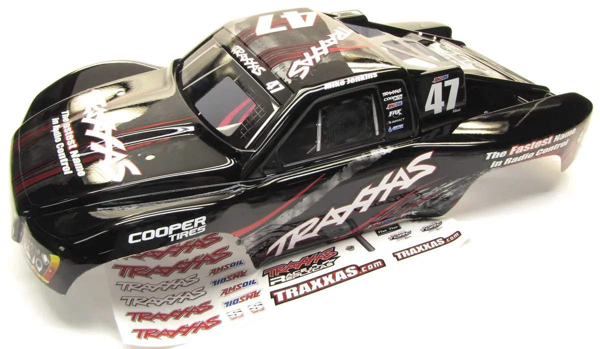 Nitro Slash Body Shell (Black #47 Mike Jenkins 4414 & Decal 44056-3 1