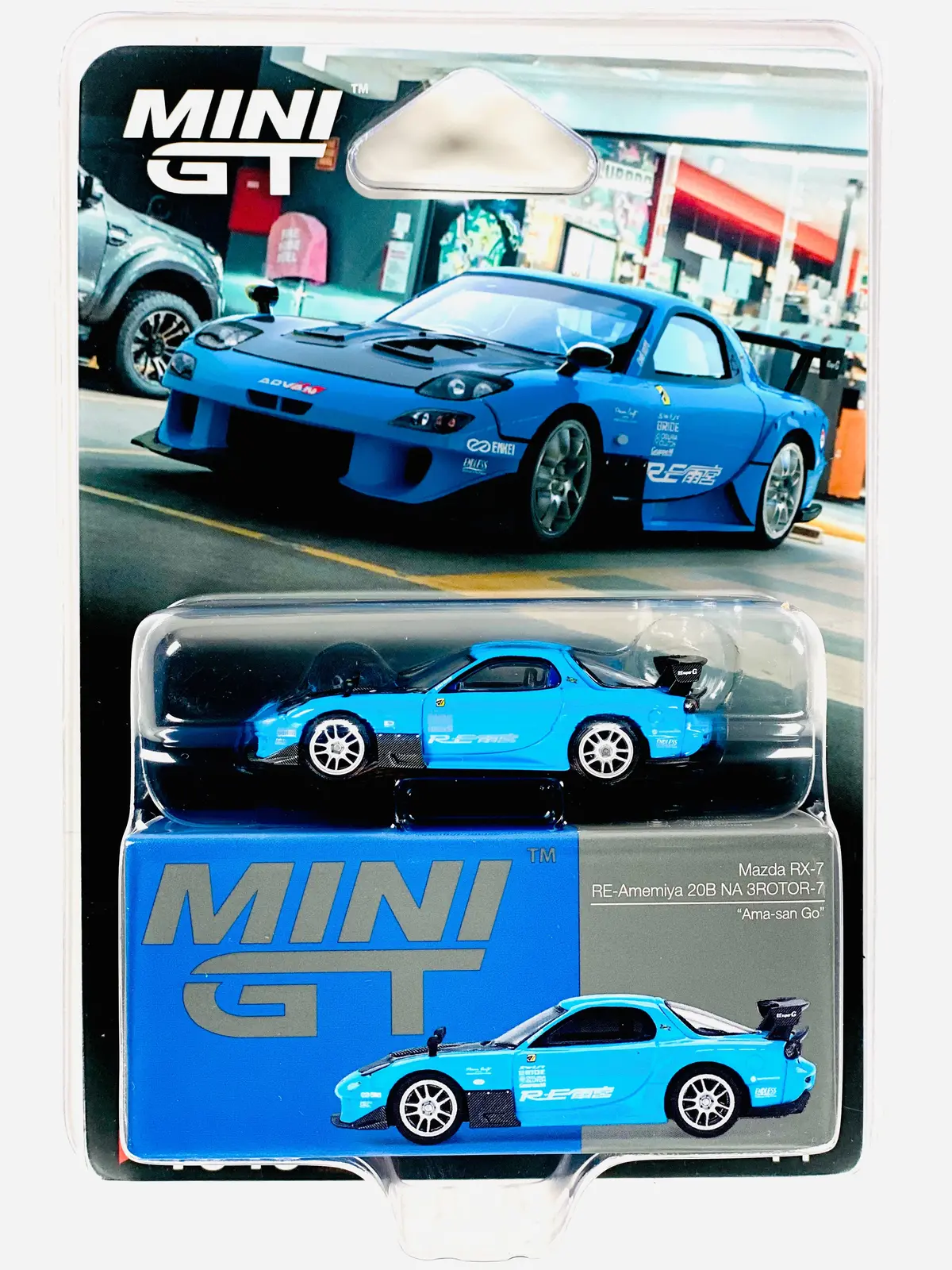 Mini Gt Mijo Exclusives Mazda Rx-7 Re-Amemiya 20B Na 3Rotor-7 “Ama-San Go” #1046 1