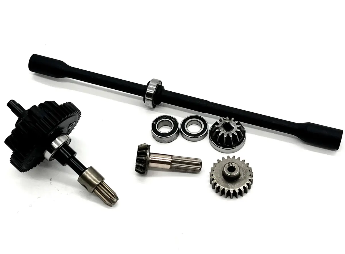 Mini Rally Vxl Spur Gear 47T, Center Driveshaft, Pinion 23T, Bearings Traxxas 108046-1 1