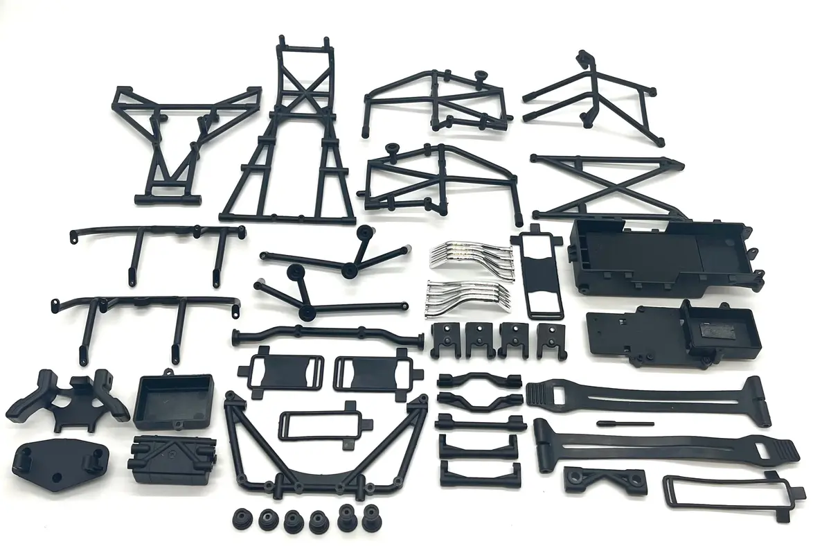 Losi Lmt Bog Hog Plastic Set, Rollcage, Radio Tray, Headers Los04024 1