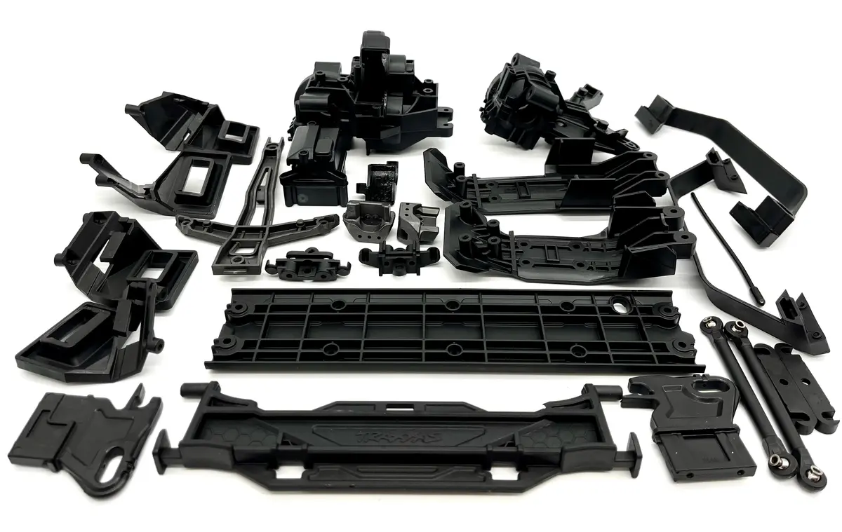 Maxx Slash Plastic Set (Front Rear Bulkhead Skid Plates Brace Box Traxxas 102076-4 1