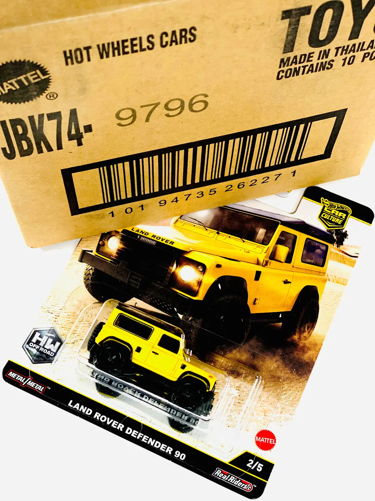 Hot Wheels 2025 Car Culture Land Rover Defender 90 Factory Sealed Solid Pack (10 Cars) 1