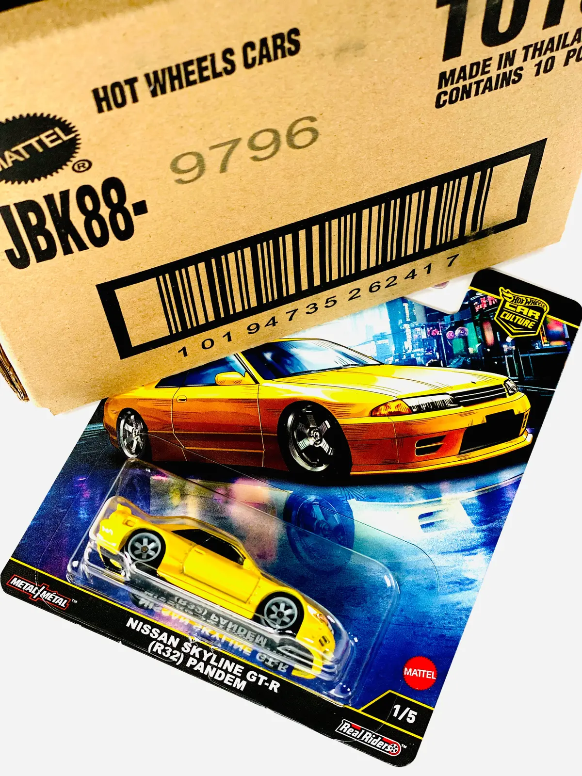 Hot Wheels 2025 Car Culture Nissan Skyline Gt-R (R32) Pandem Factory Sealed Solid Pack (10 Cars) 1