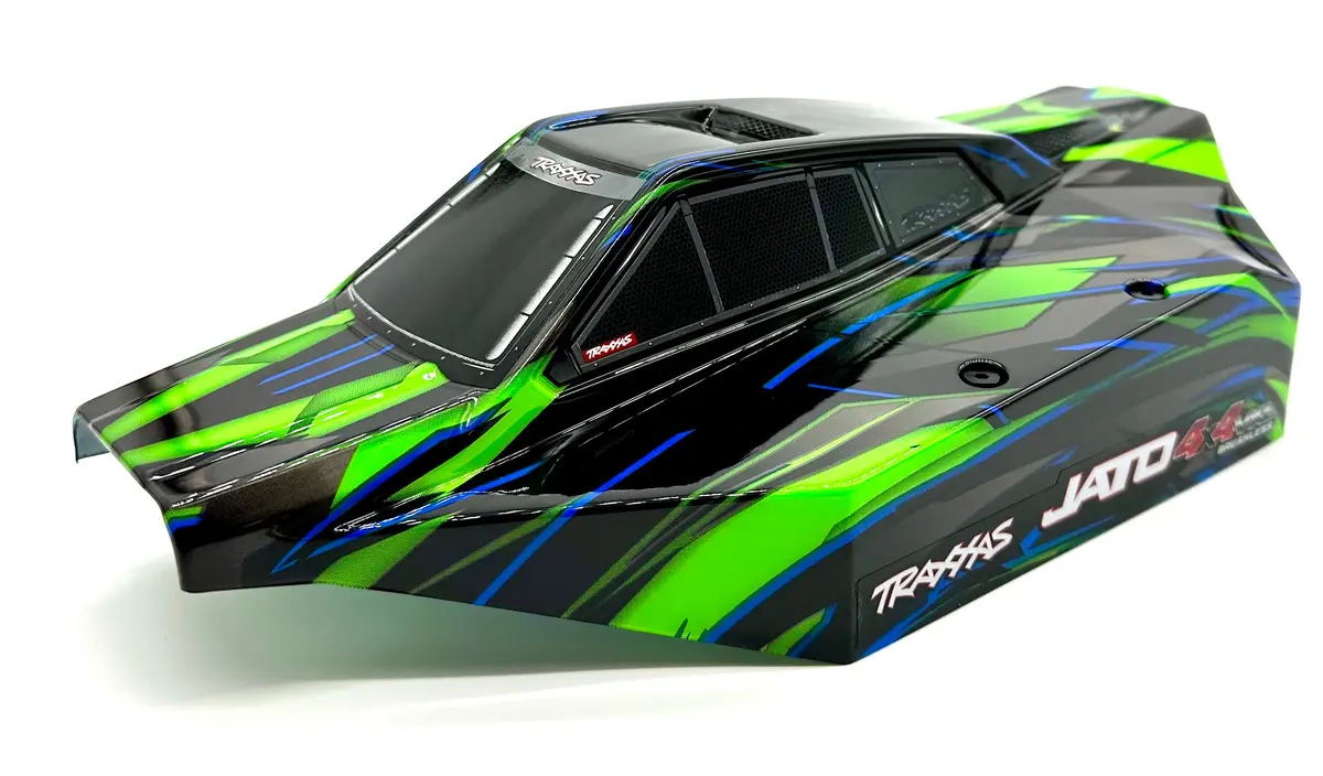 Jato 4X4 Vxl Body Shell (9060-Green) W/Clipless Mounts Traxxas 90386-4 1