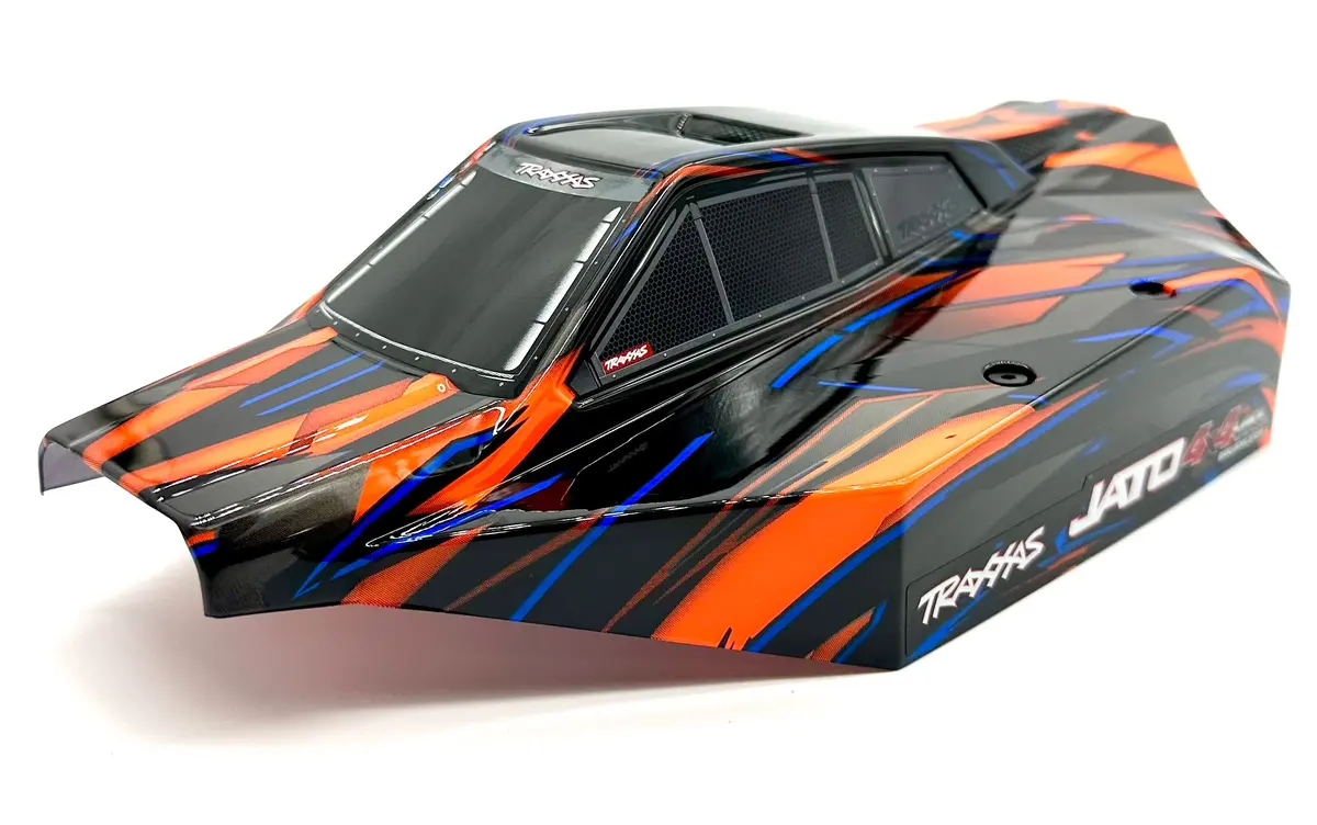 Jato 4X4 Vxl Body Shell (9060-Orange) W/Clipless Mounts Traxxas 90386-4 1
