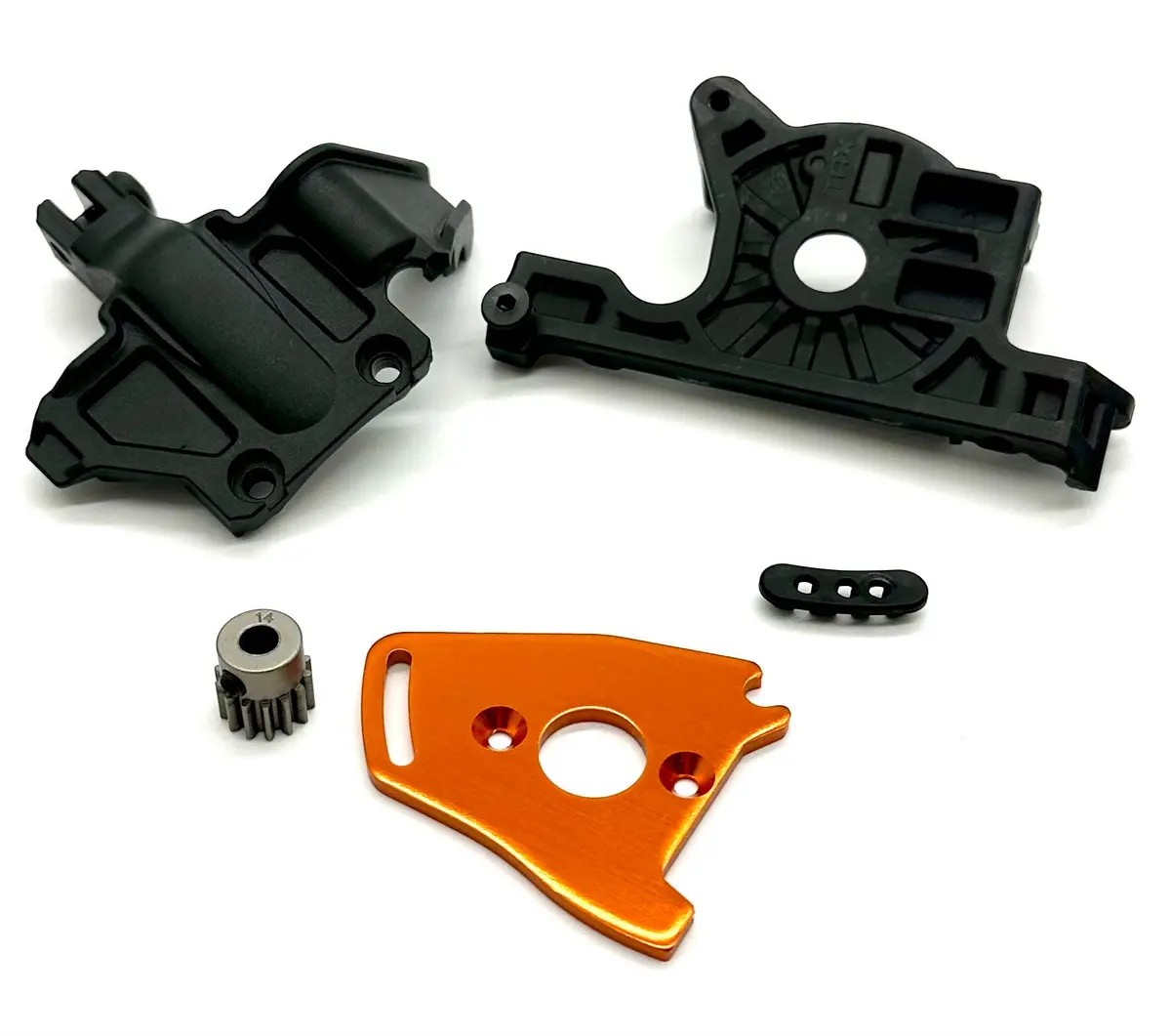 Jato 4X4 Vxl Motor Mount & Gear 7460A 9025 7490A (Orange), Traxxas 90386-4 1