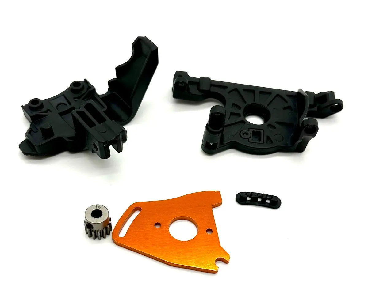 Jato 4X4 Vxl Motor Mount & Gear 7460A 9025 7490A (Orange), Traxxas 90386-4 2