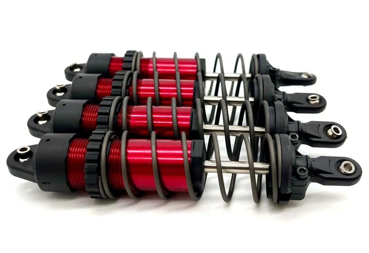 Maxx Slash Shocks (Red-Anodized Gt-Maxx 8961R Dampers, Springs Traxxas 102076-4 1