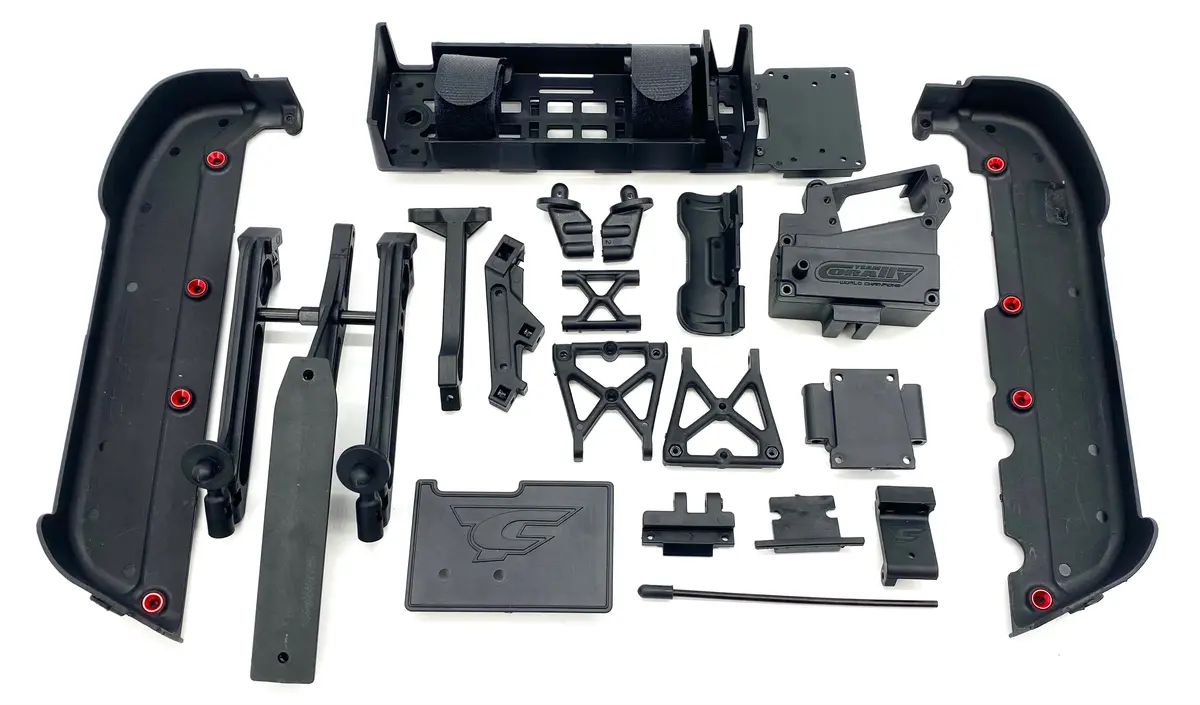 Team Corally Shogun - Side Guards, Battery Esc Tray, Roll Tower, Mounts C-00177 1