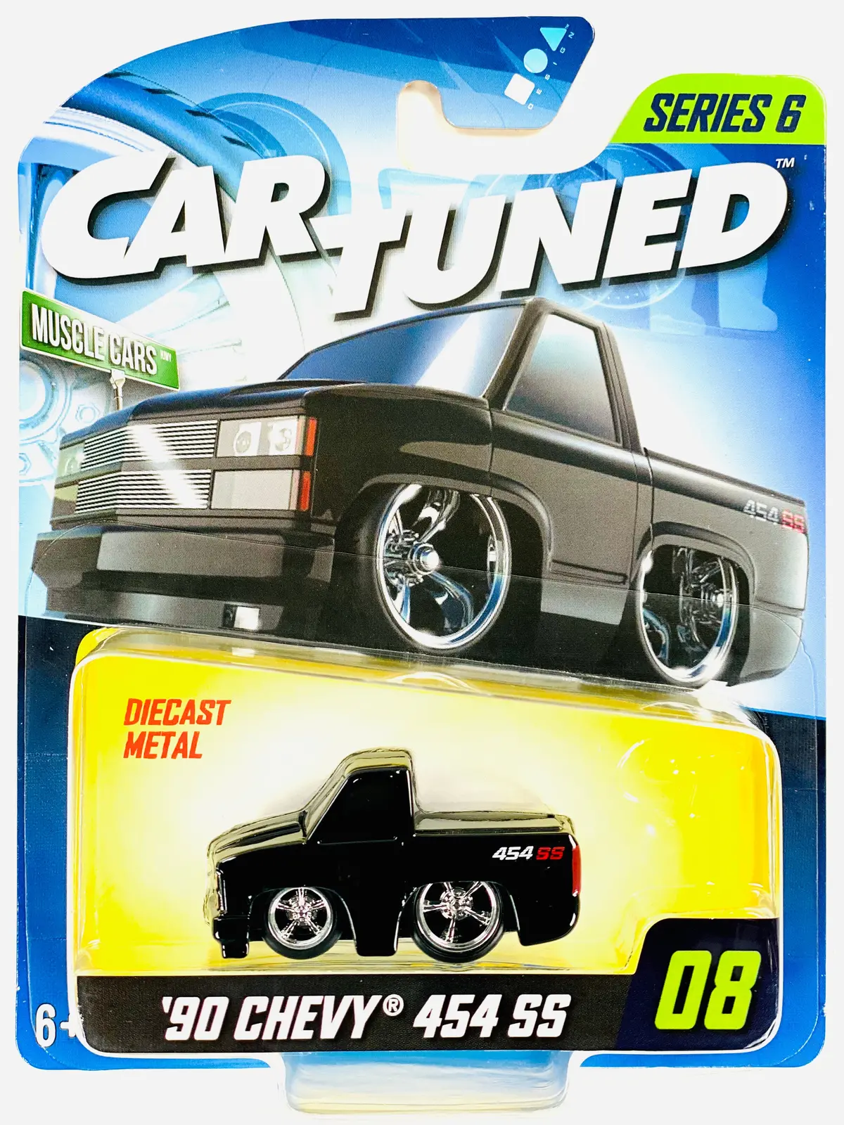 Cartuned  2025 Series 6 Mainline 1990 Chevy 454 Ss Pickup Custom Truck #08 1