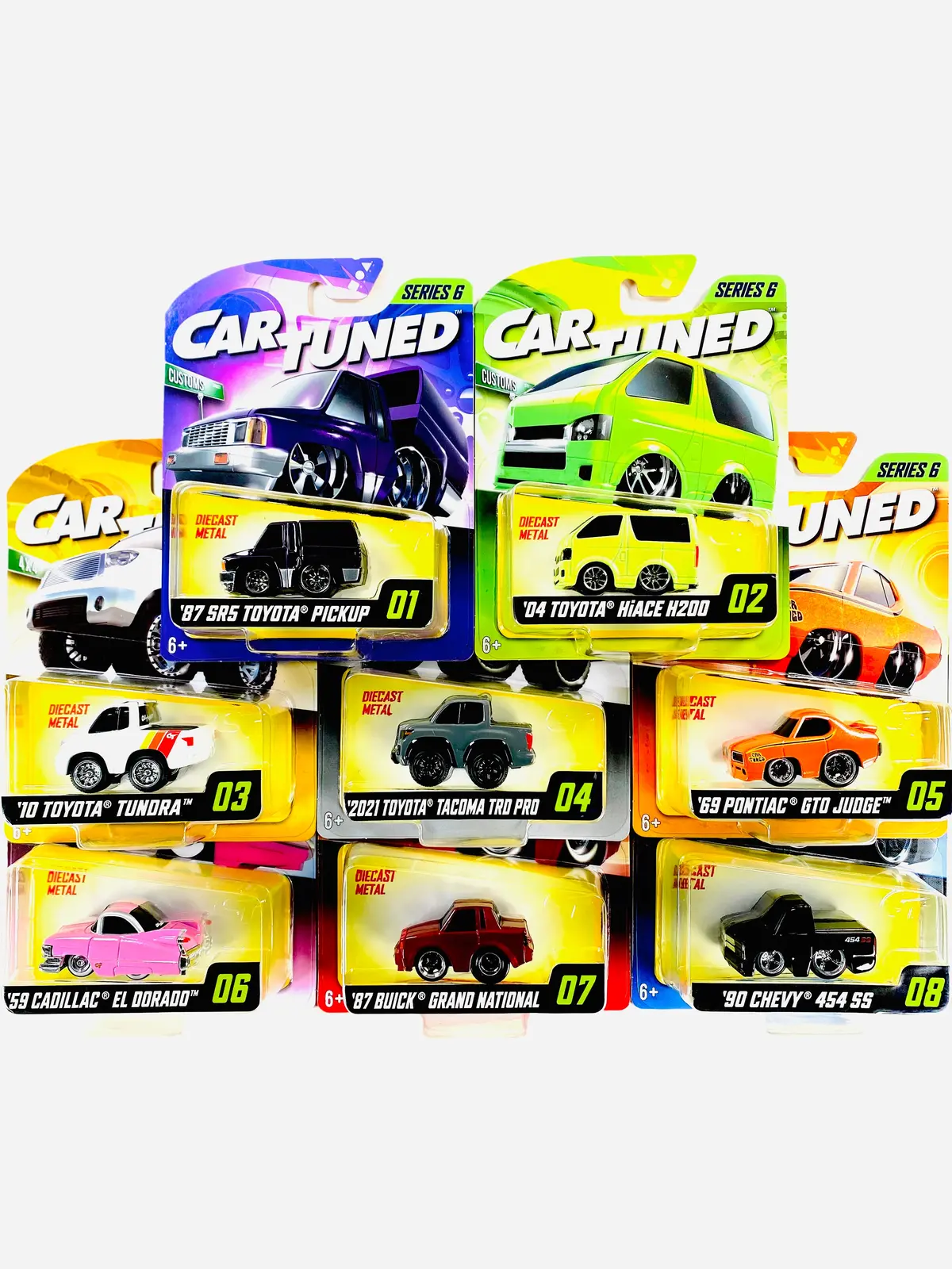 Cartuned 2025 Series 6 Mainline Assortment Factory Sealed Assortment Case (8 Cars) 1