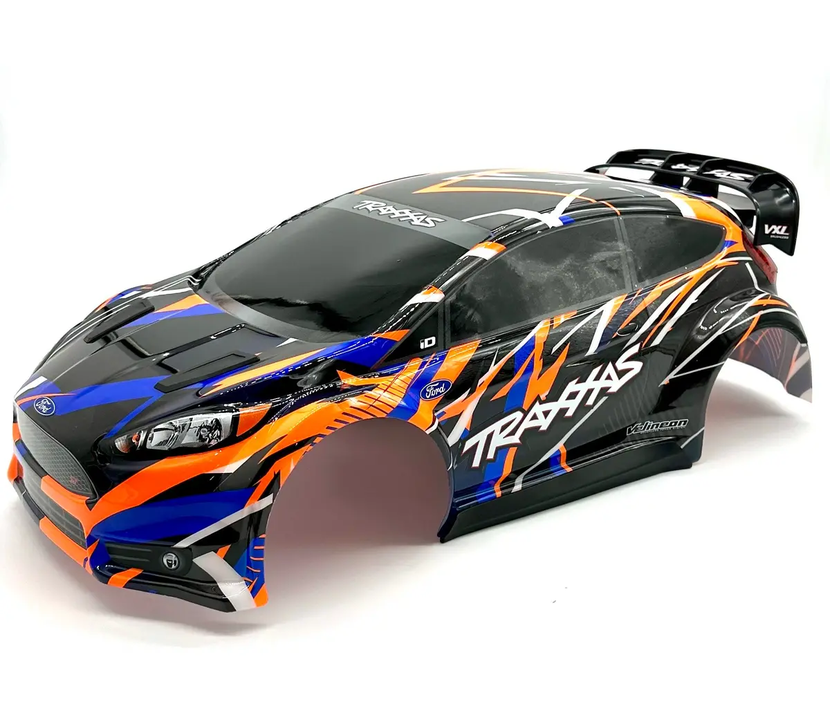 Fiesta 4X4 Vxl Body Shell (Orange) W/Clipless Mounts And Reinforcements Traxxas 74276-4 1