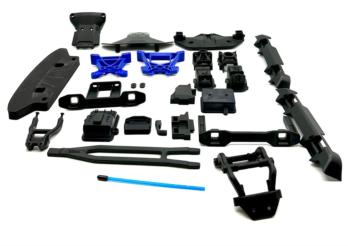 Fiesta 4X4 Vxl Shock Towers Blue (Bumpers, Housings, Rx Box Traxxas 74276-4 2