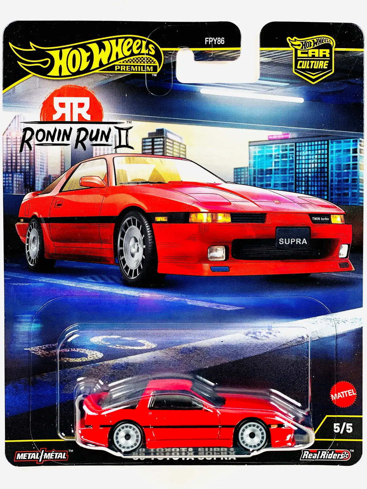 Hot Wheels 2025 Car Culture Ronin Run Ii '89 Toyota Supra 1
