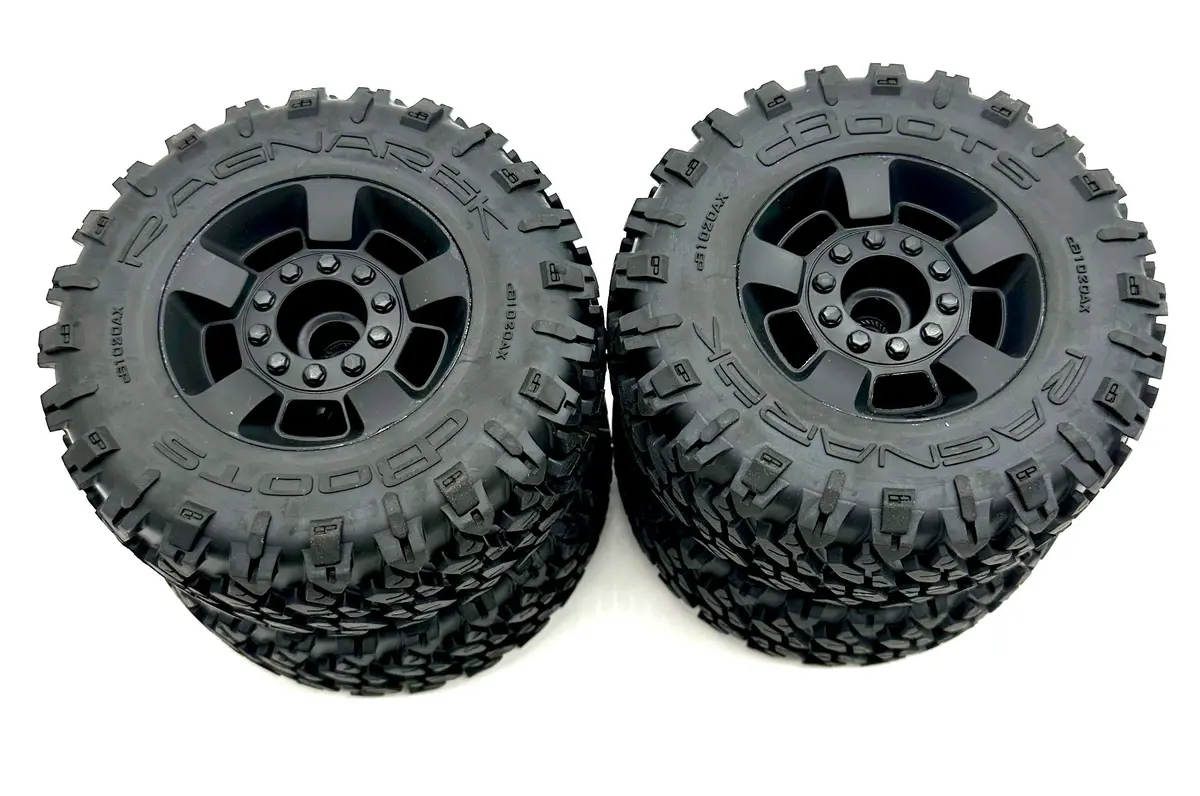 Arrma Big Rock 4X4 223S - Tires & Wheels (Dboots  'Ragnarok Mt' Tires Ara4312v4 1