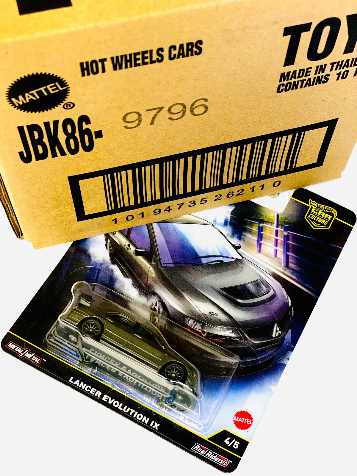 Hot Wheels 2025 Car Culture Lancer Evolution Ix Factory Sealed Solid Pack (10 Cars) 1