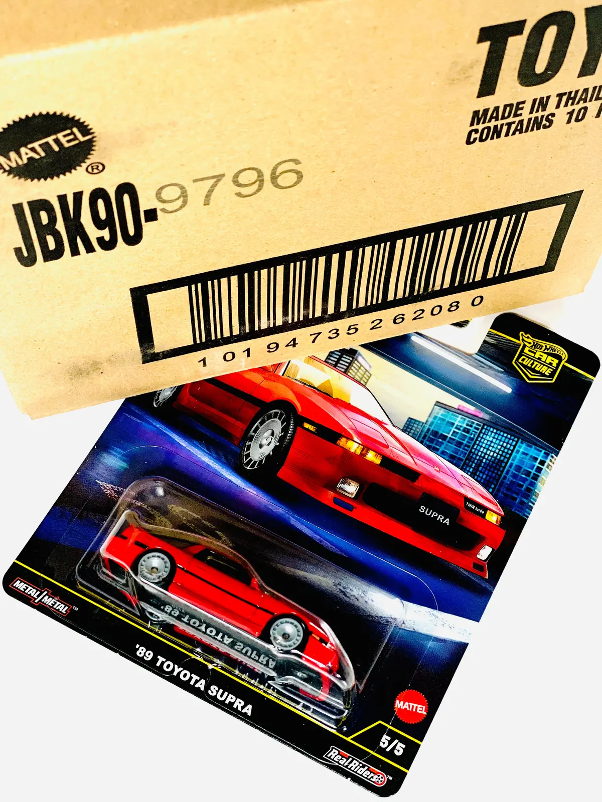 Hot Wheels 2025 Car Culture '89 Toyota Supra Factory Sealed Solid Pack (10 Cars) 1